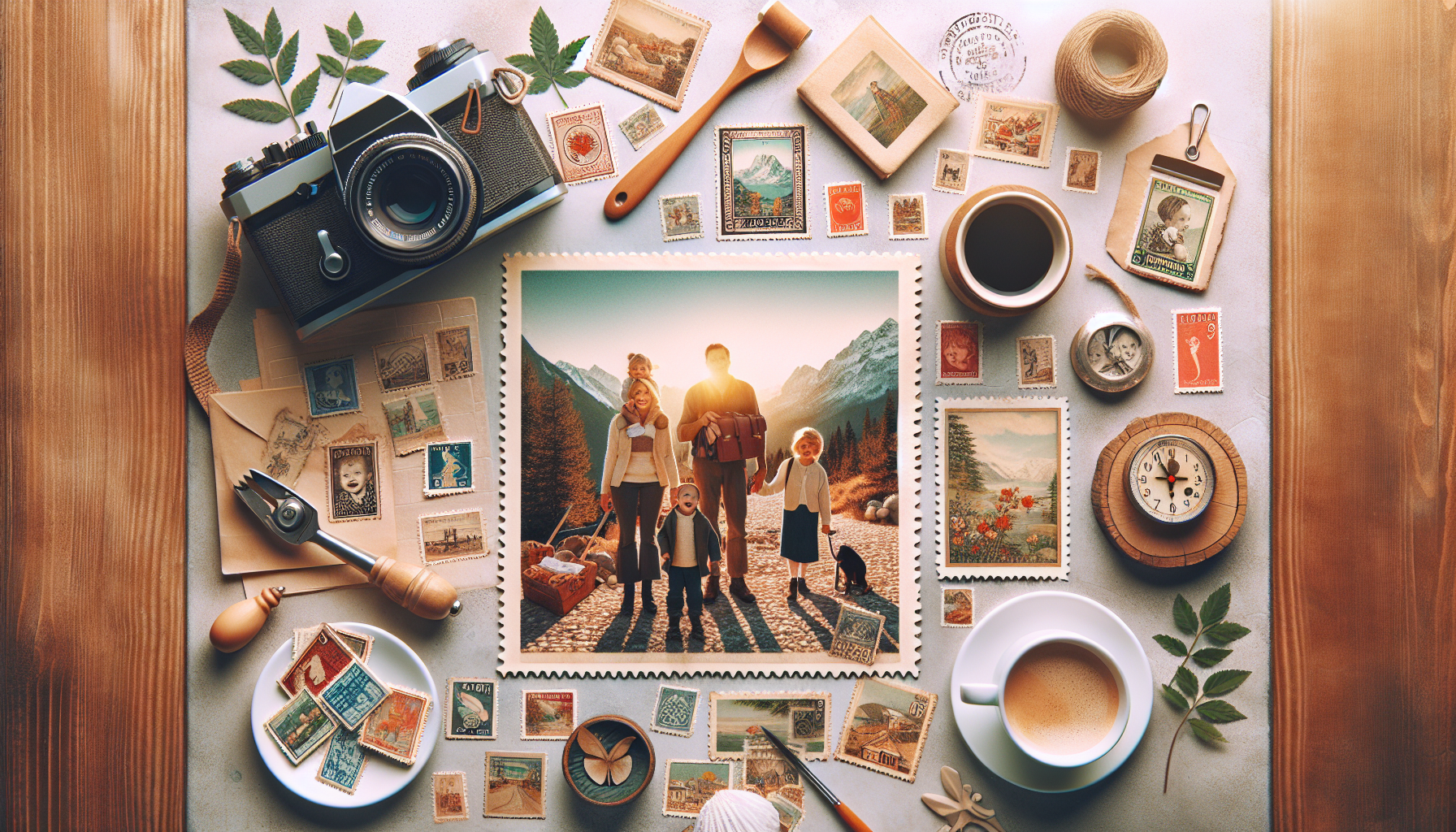 The Untold Influence of Vintage Postage Stamps on Mixed-Media Creators