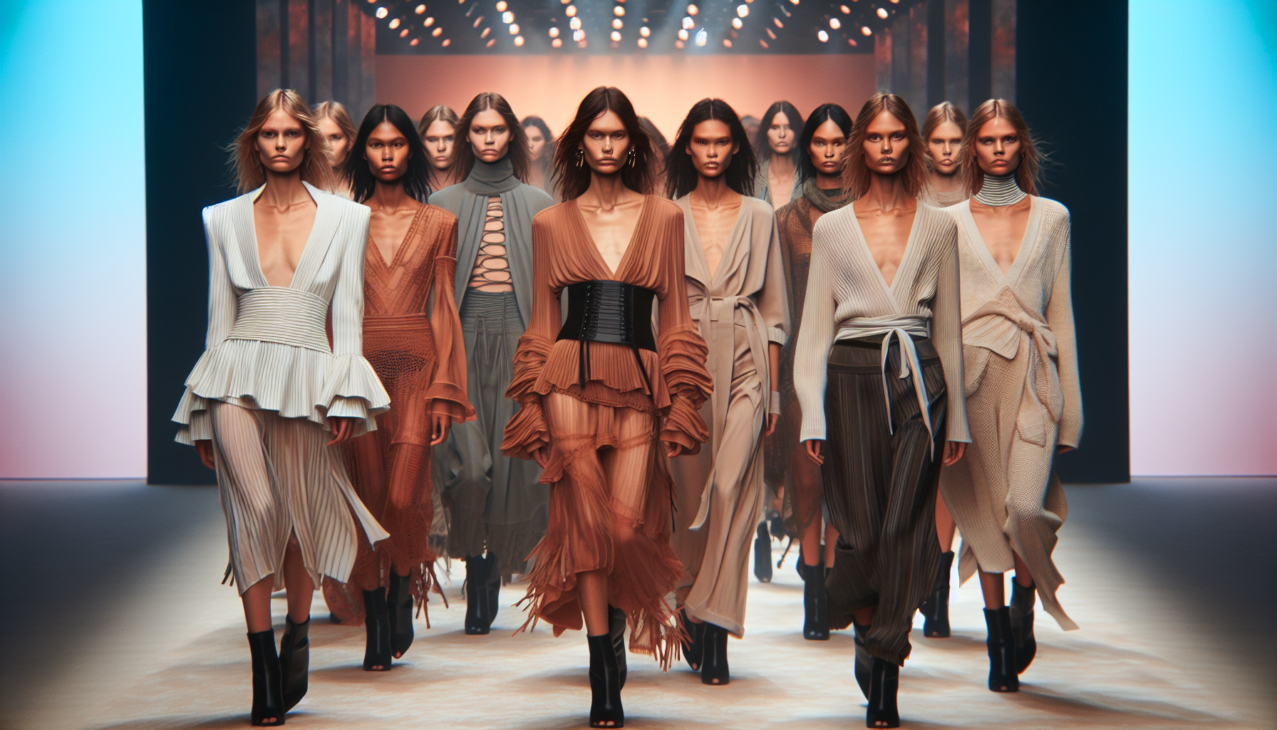 The Rise of Asymmetrical Necklines in Inclusive Runway Casting