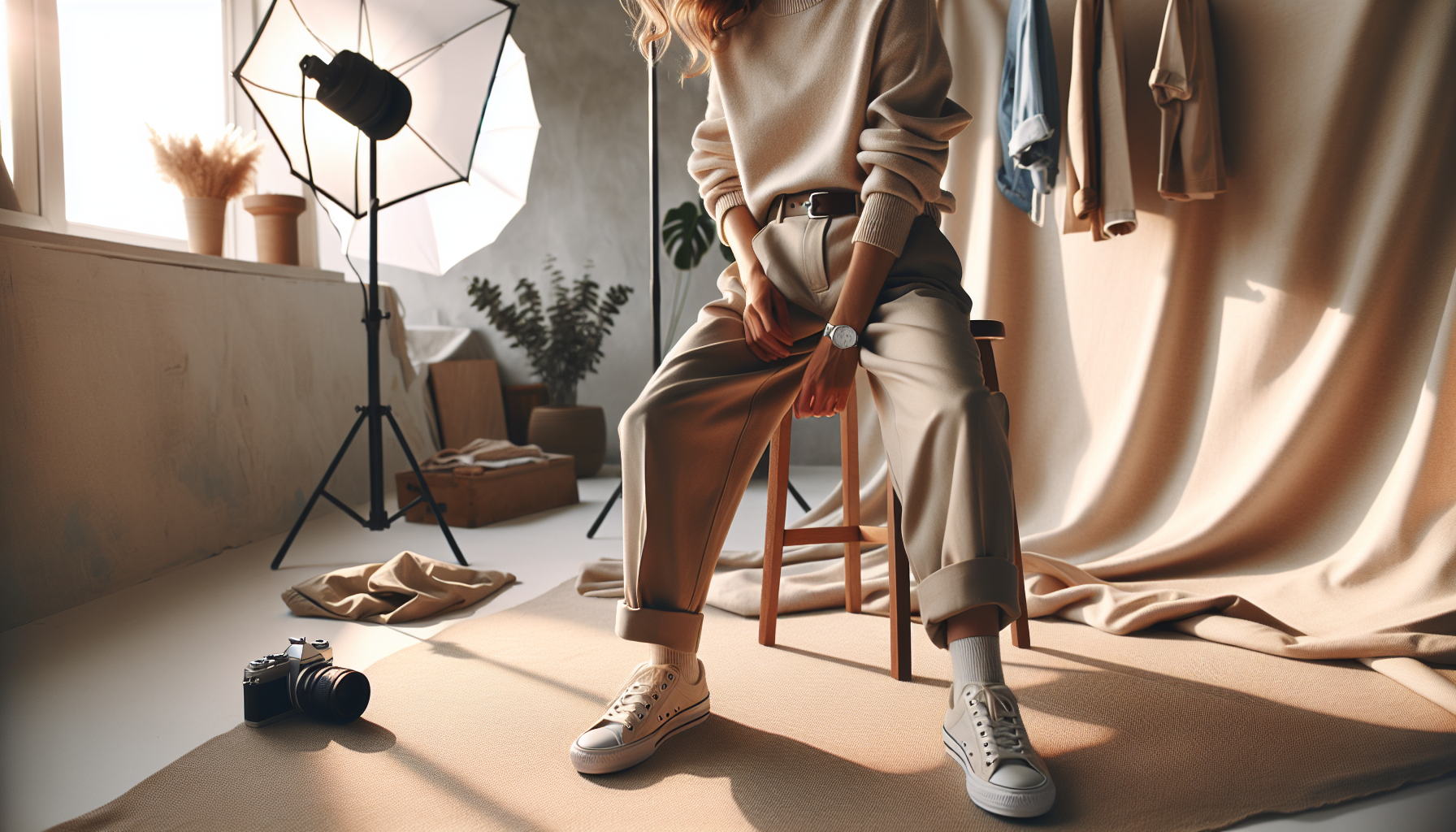 The Subtle Value of Neutral Trousers That Adapt to Any Top
