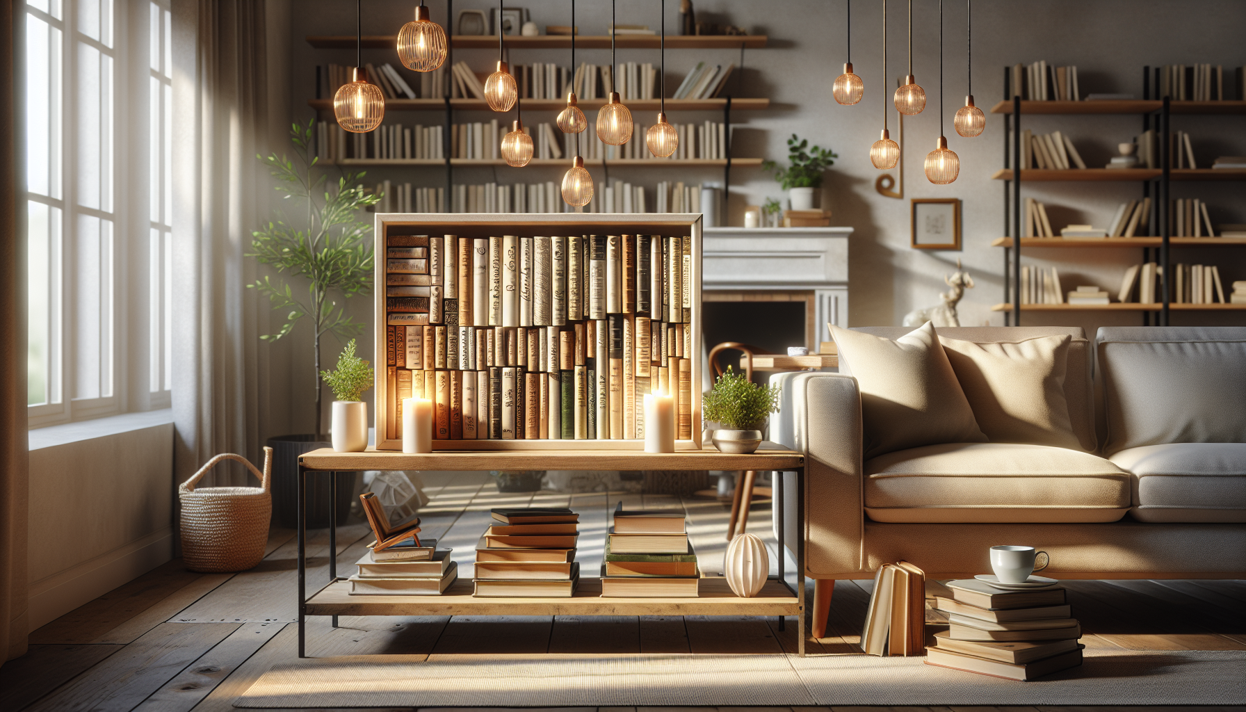 The Slow Emergence of 'Book Spine Poetry' as Home Decor Art